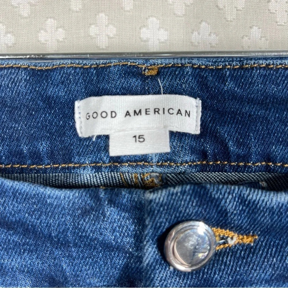 Good American Dark Wash Good Legs Skinny Jeans - Picture 3 of 5